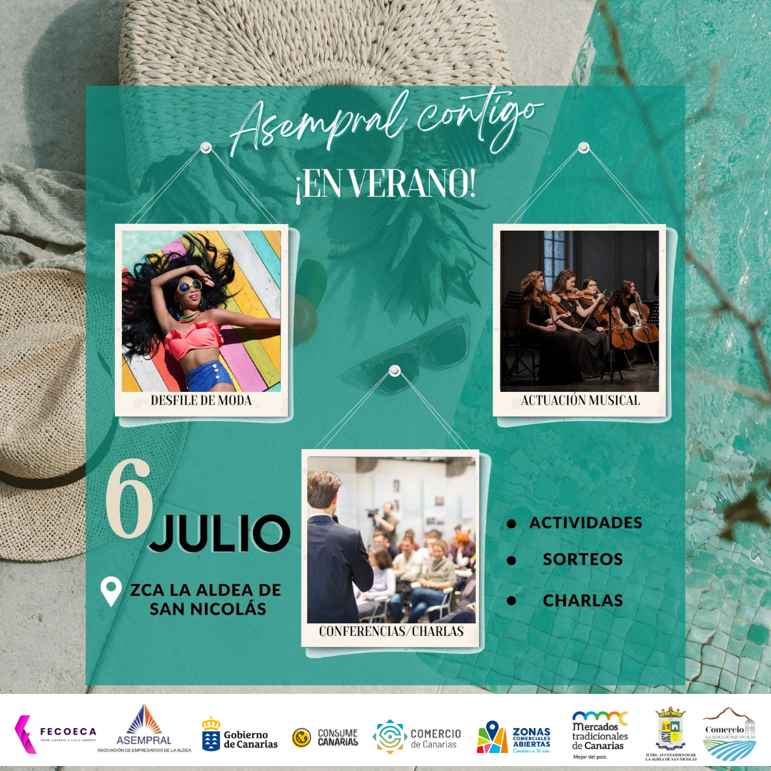 Β‘ASEMPRAL CONTIGO EN VERANO!